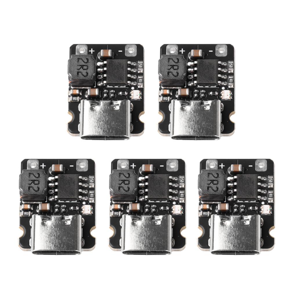 1-10pcs Mini 1S 3.2V/3.6V LiFePO4 Battery Charging Board, 2.4A Fast Charger Module, Trickle/Constant Current Charging