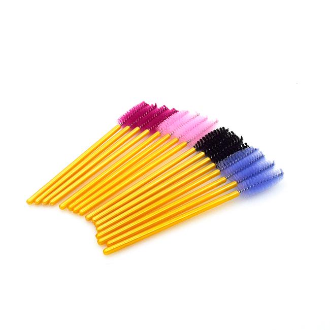 Disposable Mascara Wand Custom Crystal Disposable Mascara Lash Brush and Spoolies Lash Brushes