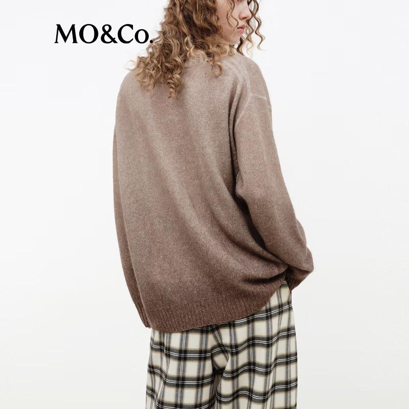 MO&Co. Women's V-Neck Loose Fit Sweater