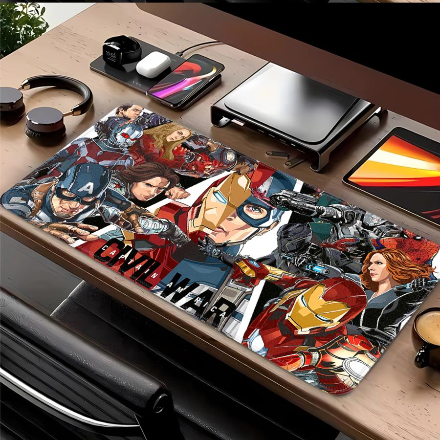 Marvel Family Anti Slip Mouse Pad Game Console Pad Desk Accessories Keyboard Mouse Pad Office Pad Computer Laptop Pad