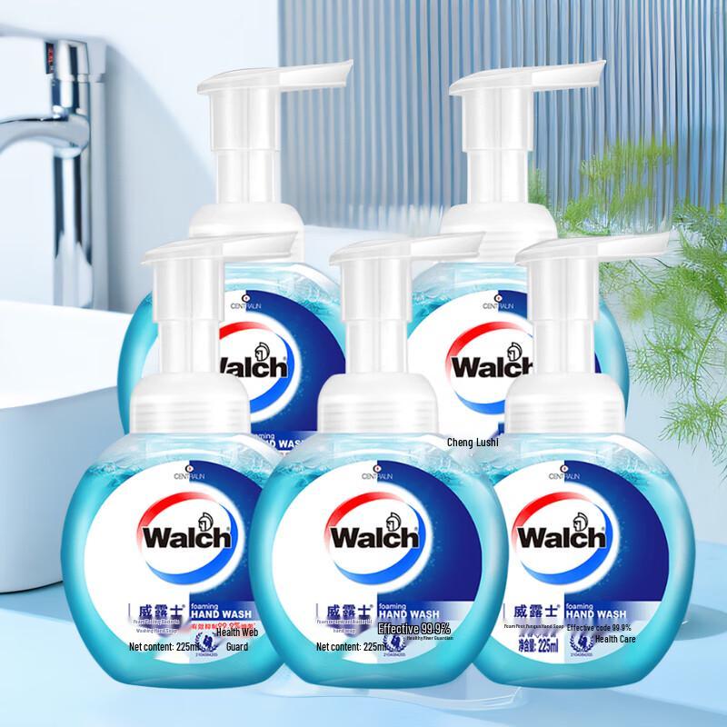 Walch Healthy Care Foaming Hand Wash - 5 x 225ml