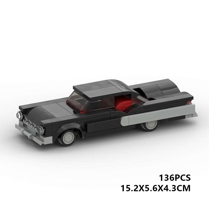 

Набор строительных блоков «Ретро Седан» - Классический MOC, Совместимый с Lego - Детская сборочная игрушка 136 pcs