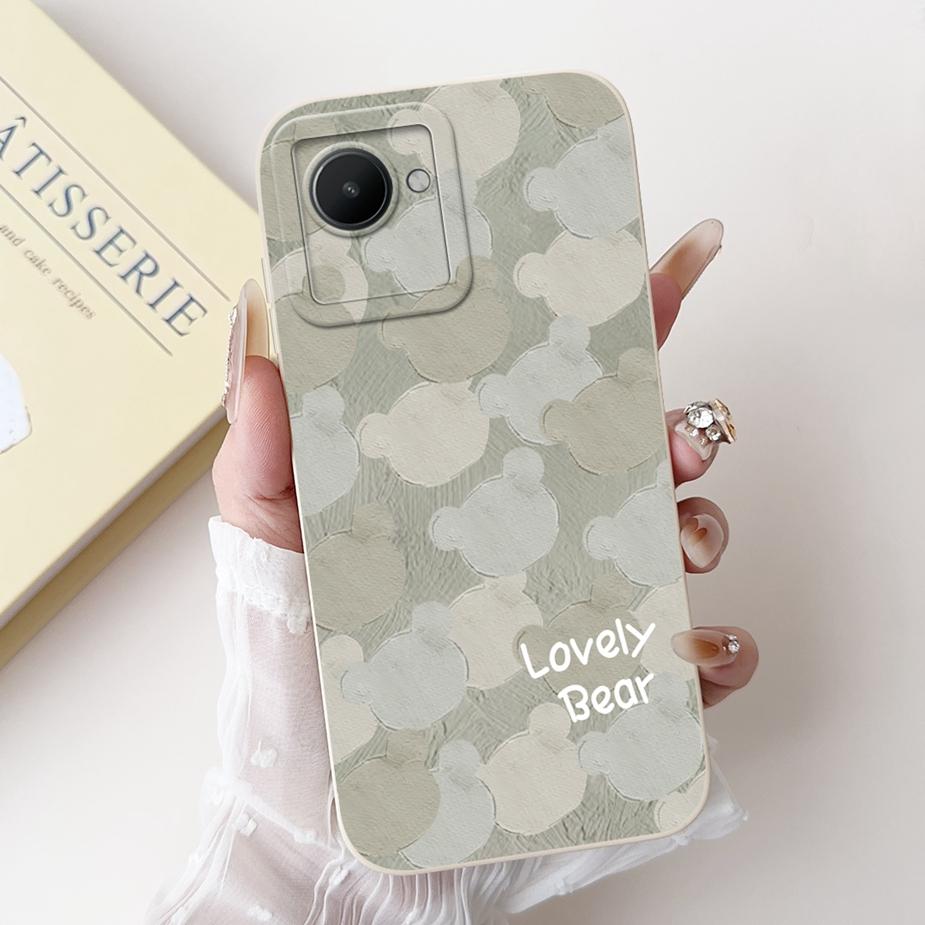 For Realme C30 Case Realme C30s RMX3690 Cute Fashion Cartoon Cover Soft Silicone Phone Case For Realme C30 C30s RealmeC30 Bumper