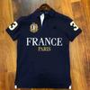 New Polos Shirts European and American Men's Short Sleeves Casual  Cotton Large Size Embroidered T-shirts