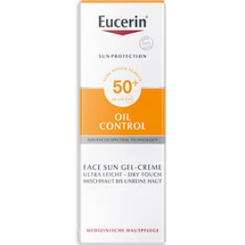 Eucerin Sun Gel-Cream Oil Control Dry Touch SPF50+ 50 Ml * 2