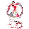 New Dog Cat Harness Adjustable Vest Walking Lead Leash For Puppy Dogs Collar Polyester Mesh Harness For Small Medium Dog Cat Pet