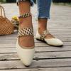 Women's Pointed Toe - Flats Color Block Knit Breathable Low Cut Shoes
