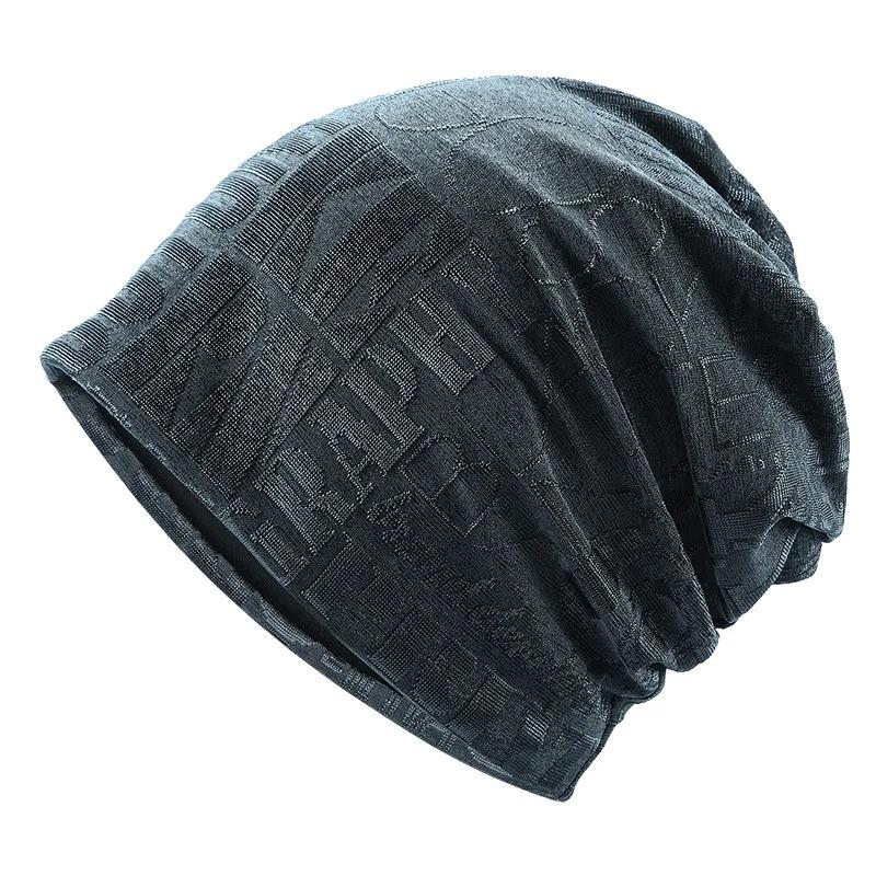 

Вязаные шапки с буквенным принтом для мужчин и женщин, хлопковые теплые мягкие эластичные пуловеры, шапки в стиле панк, хип-хоп, модные повседневные шапки с черепами, регулируемые шапки-капюшоны 1pc темно-серого