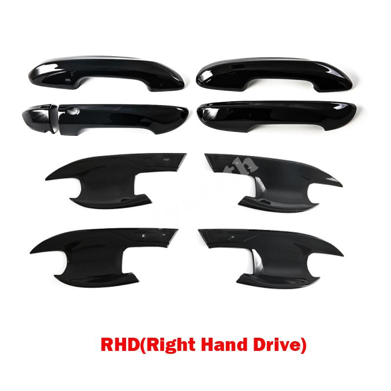 LHD RHD For MG3 Hybrid 2024 2025 ABS Carbon Fiber Black Car Door Handle Cover door bowl catch Protector Styling Auto Accessories