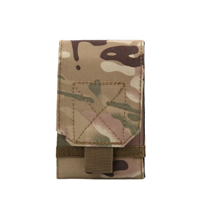 5-6-Zoll-Handytasche im Tarnmuster, multifunktional, MOLLE-Zubehör für Outdoor-Aktivitäten, Freizeit, Sport und Laufen