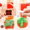 Keychain Soft Fluffy Decompression Pendant Thickened Fabric Persimmon Charm Plush Toy Backpack Keys Bags Car Decoration