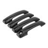 REPAIROCK Exterior Door Handle Covers for Toyota Tundra Car Door Handle Protectors with ABS Carbon Fiber Black 4-Piece 2007-2020, Pattern,