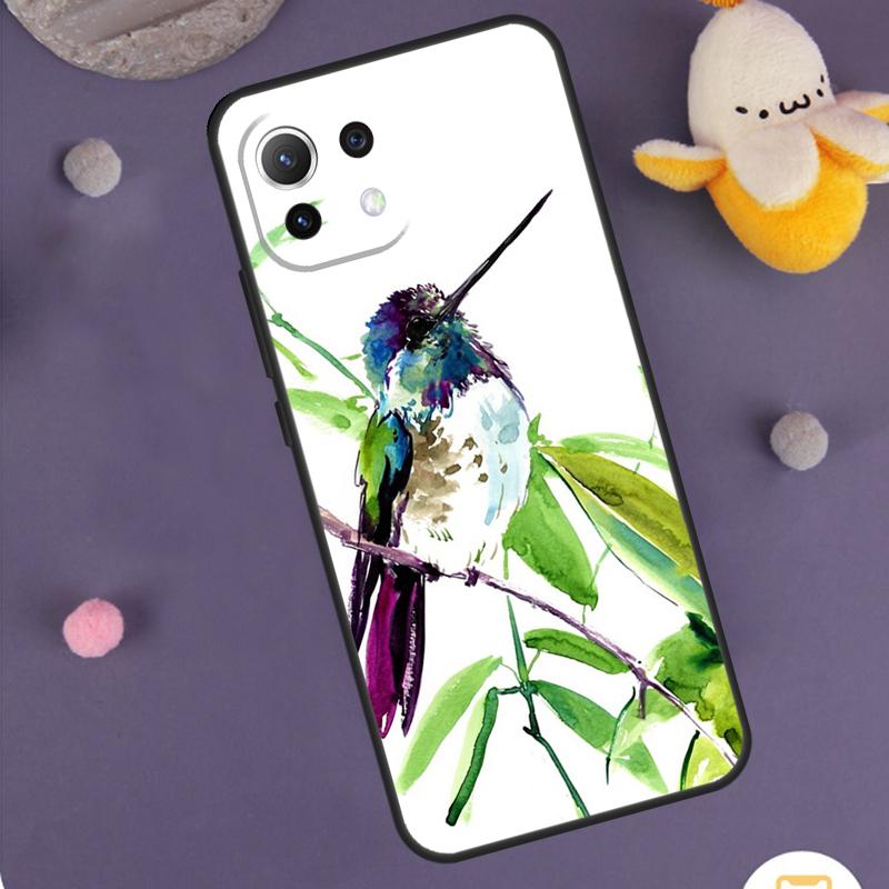 Hummingbird and Flowers Case For Xiaomi 15T Pro 13T 14T 14 15 Ultra 17 Pro Max POCO F8 Pro F5 F6 F7 X5 X6 X7 Cover