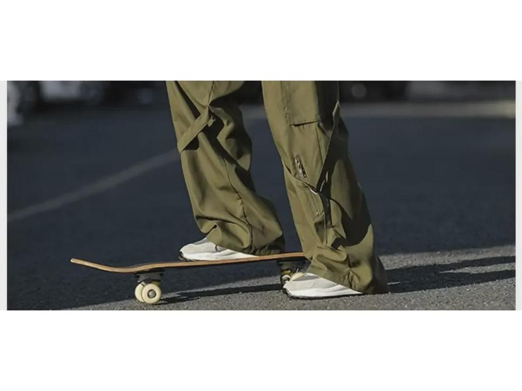 Ανδρικό Ρετρό Παντελόνι Φαρδύ Πόδι με Χαλαρή Εφαρμογή και Σχέδιο με Κορδέλες