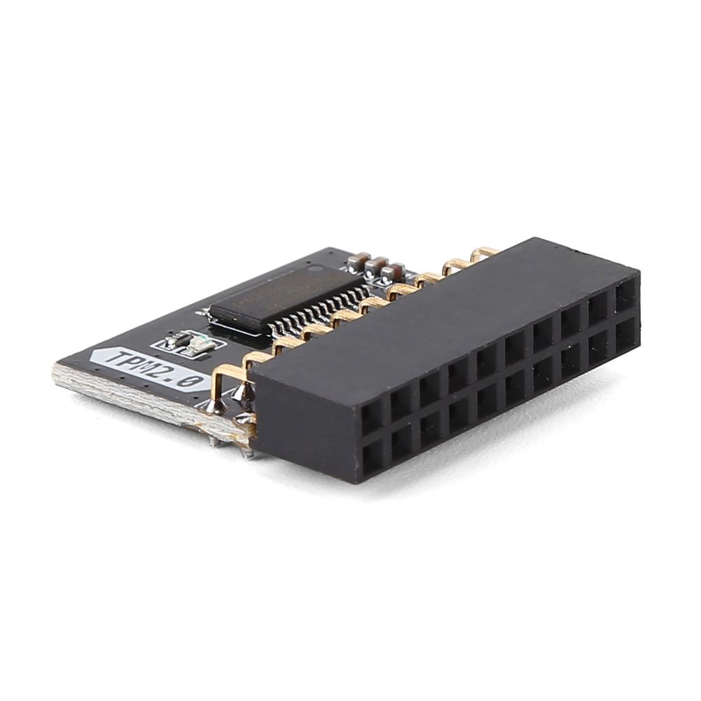 TPM 2.0 Module Motherboard 4 GB Encryption Security Module Replacement Part TPM Remote Card 20-1 Pin for Gigabyte Platform