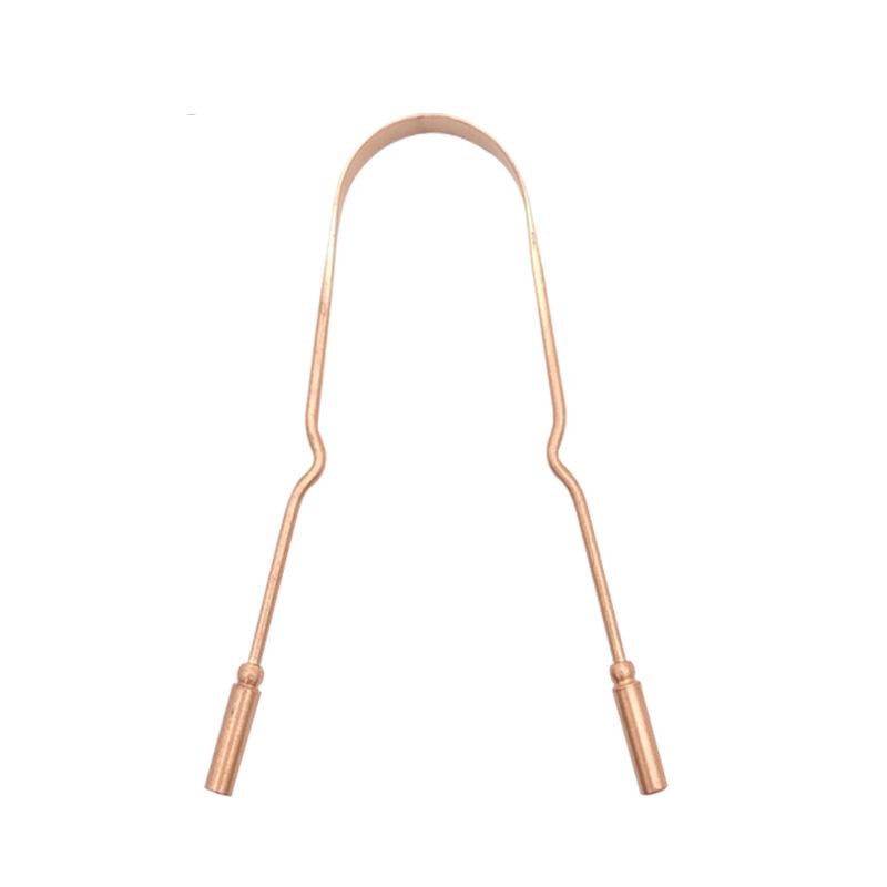 Portable Pure Copper Tongue Scraper and Cleaner Tool