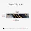 50.8x10.16cm 24pcs Thick Crystal Foam Tile Stickers Waterproof Self-Adhesive for Kitchen Backsplash Bathroom DIY Art Decor