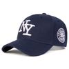 Men Letter NY Side NEW YORK Embroidered Baseball Cap Outdoor Adjustable Sunscreen Leisure Hat Spring Autumn Travel Tourism Beach Vacation