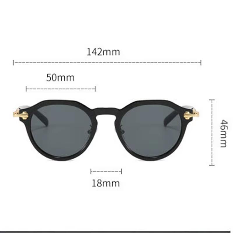 New Round Women's Sunglasses Vintage Fashion Brand Women Casual Glasses Vintage Men Outdoor Sunshade Goggles UV400