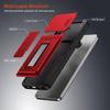 Slide Camera Cover Phone Case w/ Card Holder Invisible Stand For Honor Magic 600 Lite X60d X70 X9d 7 X9c X8b X8c X6c X5c Plus