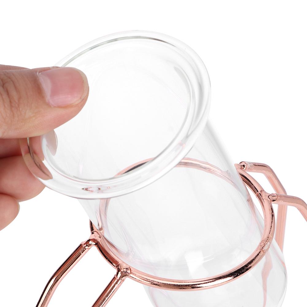 Transparent Hydroponic Plant Vases Flower Pot Tabletop Home Decorations