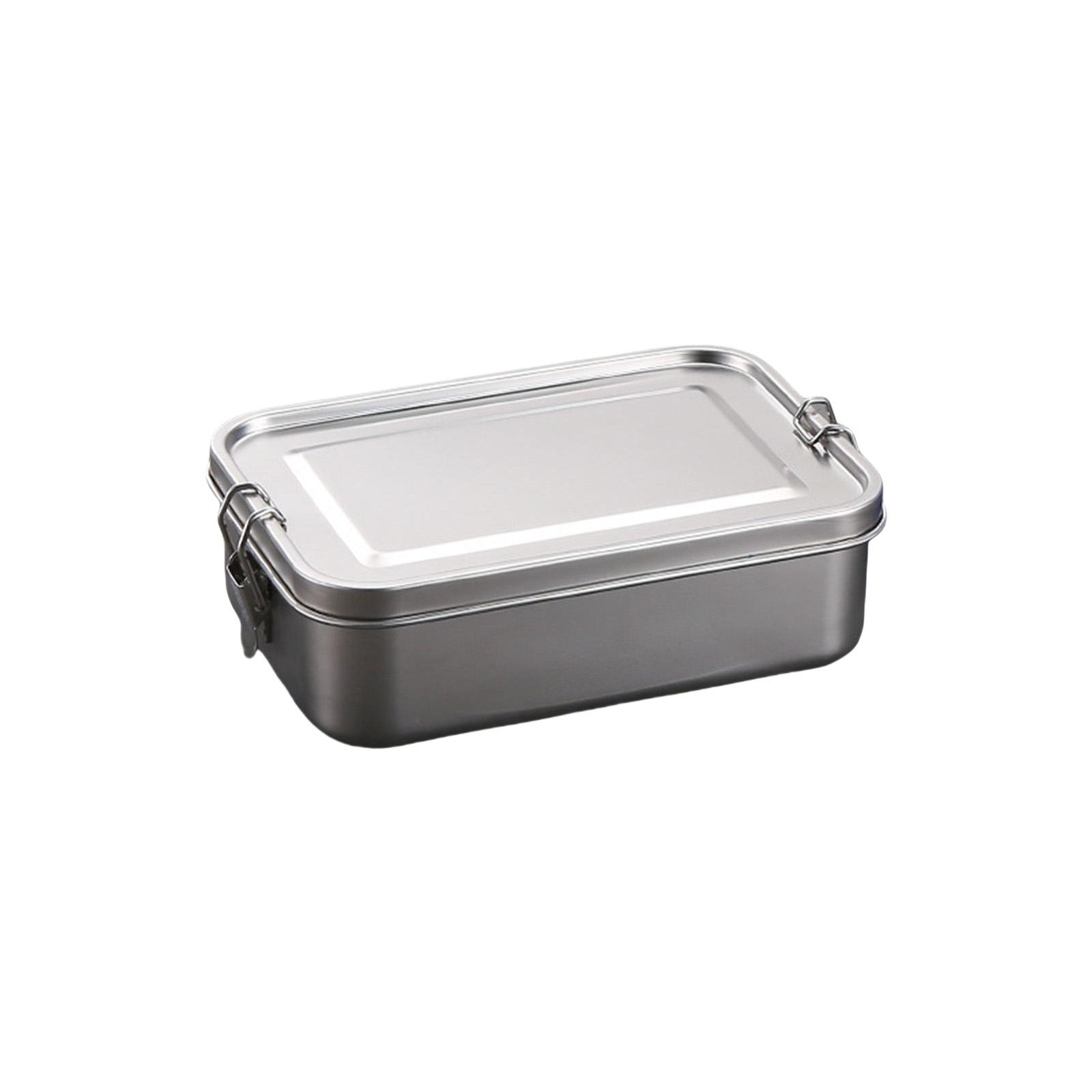 Герметичный контейнер для ланча из нержавеющей стали Bento Box Lunch Box Герметичный контейнер для ланча Bento для путешествий, работы и учебы 1400