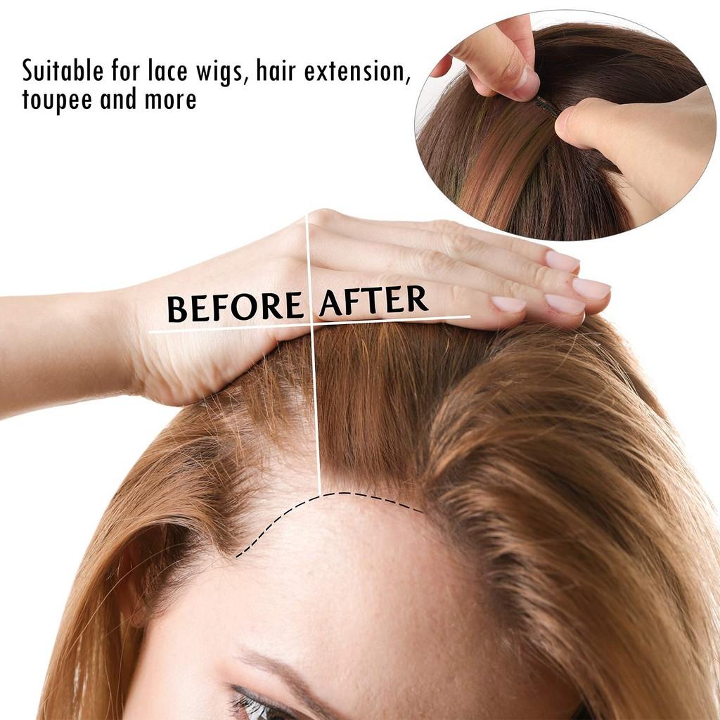 360PCS Double-Sided Hair Extension Tape Tabs 4cmx0.8cm Replacement Tape for Tape-In Extensions Waterproof Invisible Hold