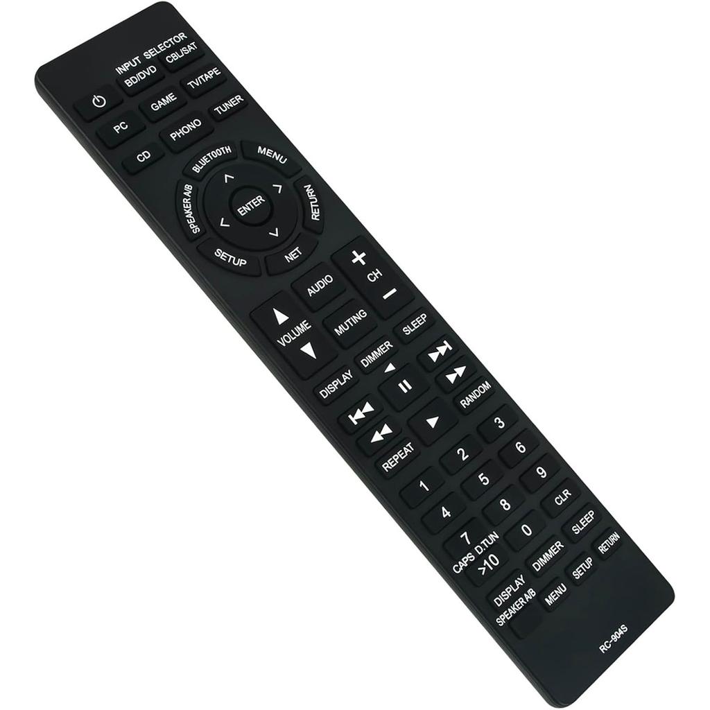 Replacement RC-904S Remote Control Compatible with Onkyo Network Stereo Receiver TX-8140 TX-8150 2414090 TX-8160