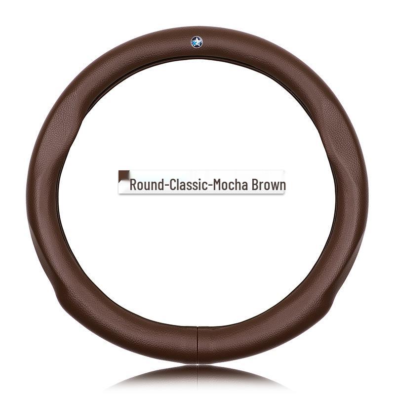 Genuine Leather Venucia Steering Wheel Cover for Ultra-Thin Star D60/T60/T90/T70/e30 Models