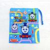 OSK Thomas the Tank Engine Lunch Bag, CP-1 Blue, Made in Japan, 15.5 x 19cm, Bottom: 15.5 x 8cm
