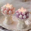 Food Grade Silicone Candle Mould For Tulips Bouquet Aromatherapys Craft Tool for Family Activity and Weddings