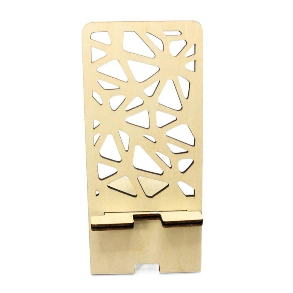 with Charging Port Desktop Phone Holder Wood Cellphone Standing Home Decor Stand Bracket  Home
