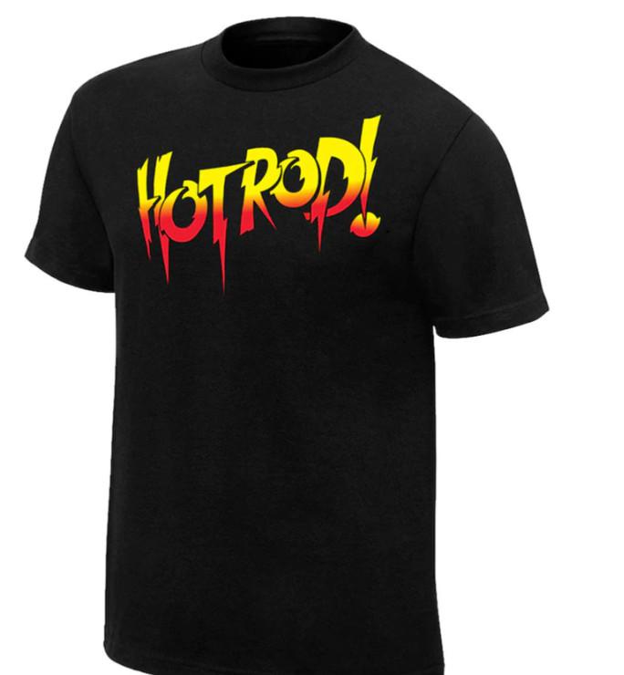 Black   Rowdy   Roddy Piper Retro Hot Rod T-Shirt Unisex T-Shirt S