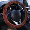 1Pc New Fashion Long Plush Warm Fur Woolen Pearl Velvet Car Soft Wool  Winter  Steering Wheel Cover