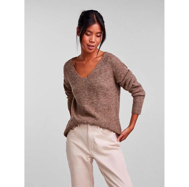 Pieces Свитер с V-образным вырезом Ellen