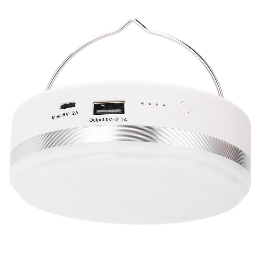 Camping Lantern White Portable USB Two Ways Fast Charging Multifunctional Super Bright Light