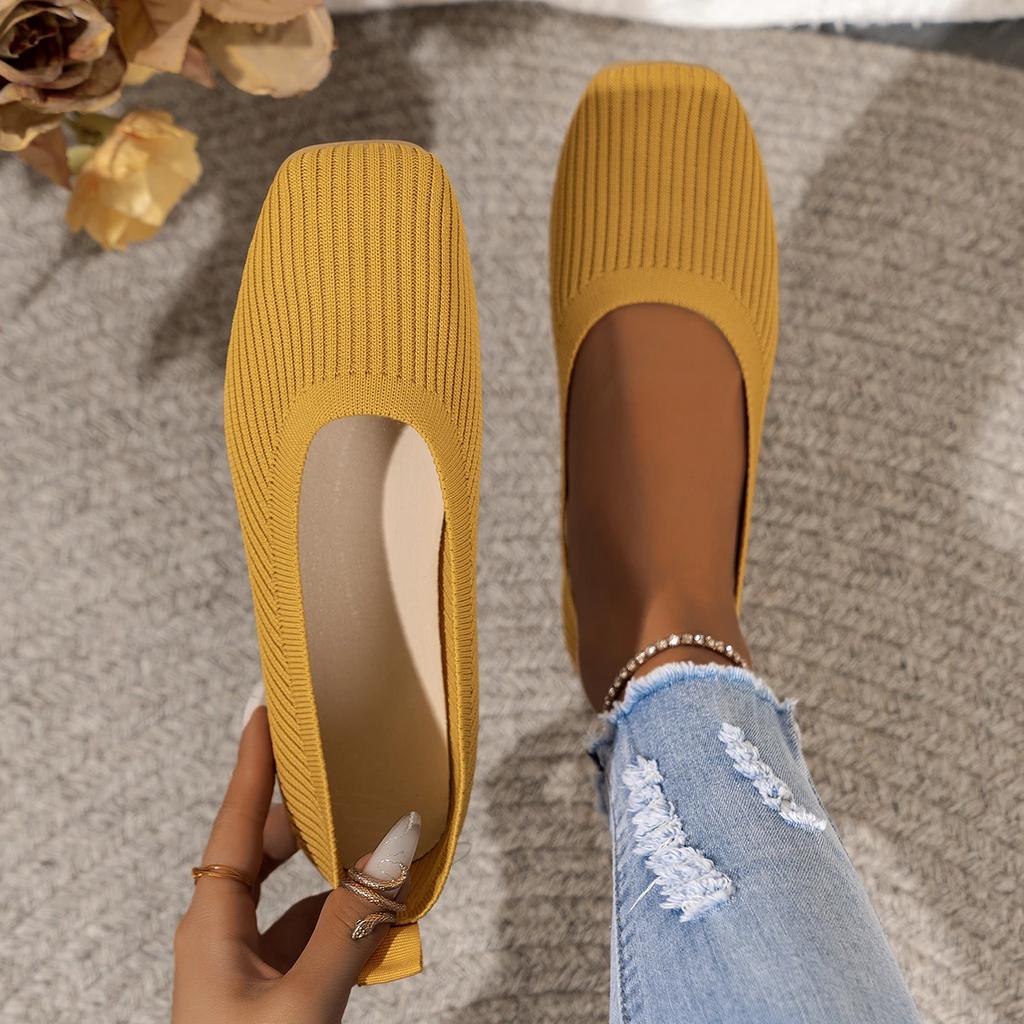 Fashion Women Flats 2025 New Solid Color Loafers Women Slip on Shallow Comfort Flat Shoes for Women Mary Jane Shoes Zapatos De Mujer