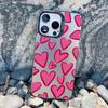 Cute Love Heart IMD Protective Phone Cases for Iphone 16 14 Pro Max Plus 15 11 12 13 Pro Max 13 Mini Plus Shockproof Laser Cover