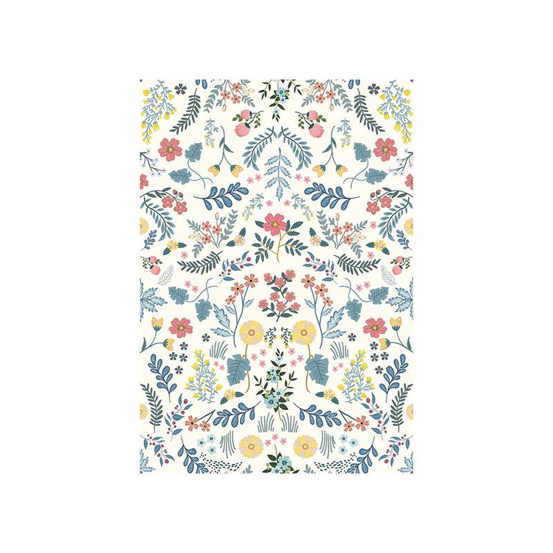 PVC Wallpaper Household Self-adhesive Background Wall Decorative Painting Wall Sticker Self-adhesive Wall Covering Bedroom Wallpaper Self-adhesive