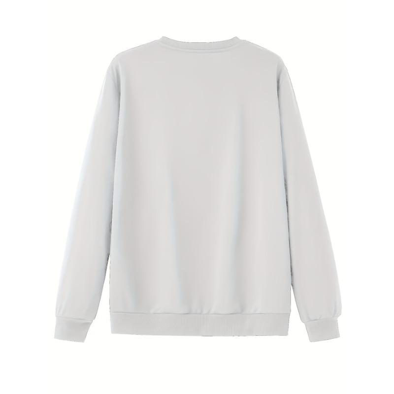 Men'S Cavalry Pattern Casual Round Neck Sweatshirt.