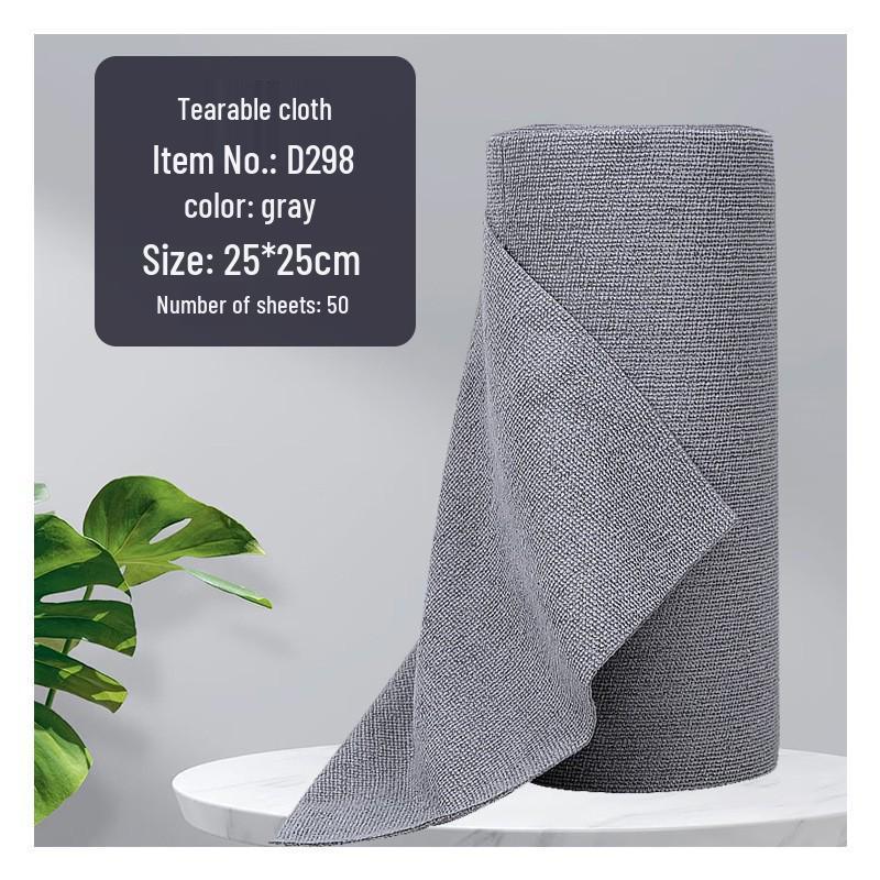 Multi-Functional Disposable Kitchen Cloth: Tear-Off, Wet & Dry, Absorbent Scouring Pad for Easy Cleaning