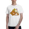 Men Women T Shirt Rilakkuma Bear Face T-Shirts Fashion Beach Tee Shirt Y2K Basic Pattern Cotton Clothes Gift Idea