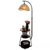 Oeny Floor Lamp with Storage Table & 3-Color Dimming