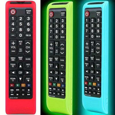 Carcasă universală din silicon pentru telecomandă Samsung BN59 cu șnur, culoare luminoasă