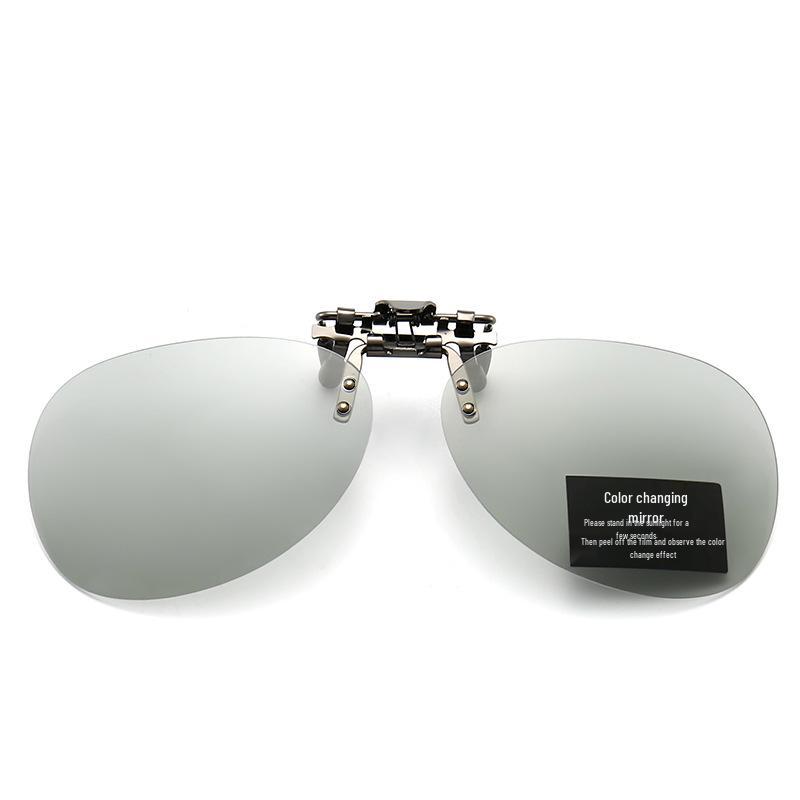 Polarized Frog Clip-On Sunglasses: Photochromic & Night Vision Goggles for Drivers