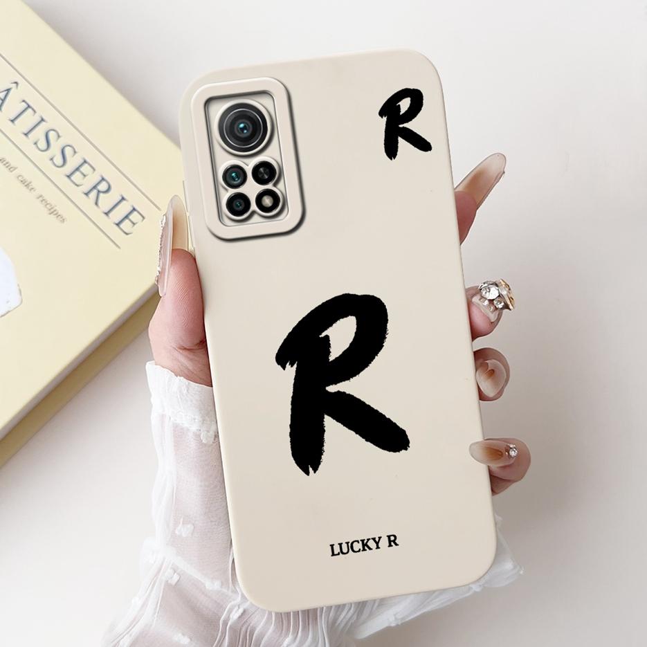 For Xiaomi Mi 10T Pro 5G Case Cute Lucky Letters Cover Soft Silicone Phone Case For Xiaomi Mi 10T Mi10T Pro 5G Back Cover Bumper