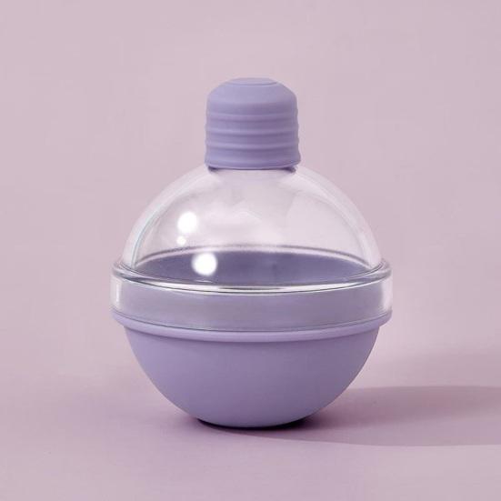 Bulb Shape Ice Ball Mold Food-Grade Sphere Tray for Whiskey Cocktails Easy-Release Leak-Proof Ice Cube Maker Home Bar Essential