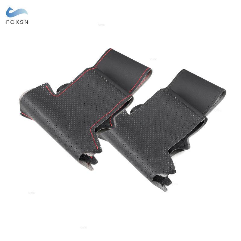 Car Accessories Steering Wheel Perforated Leather Cover Sticker Trim For Hyundai I30 2009 For Elantra Touring 2010 2011 2012