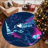 Batman Pattern Round Rug, Indoor/Outdoor Mat, for Picnic, Gameroom, Bedroom, Office, Living Room, Home Decor Carpet, Birthday Gift