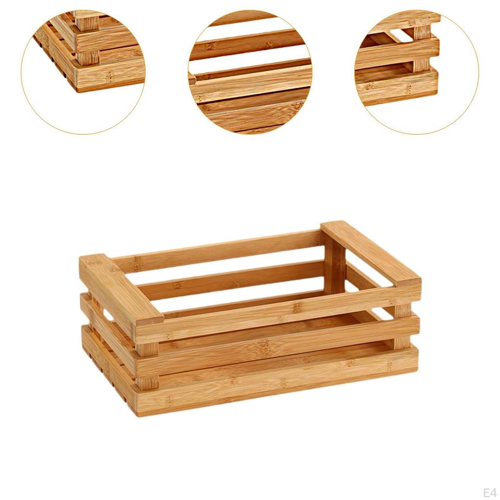 Nesting Storage Box Wooden Crate for Home And Office Use